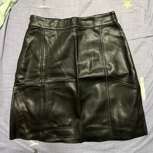H&M Leather Skirt